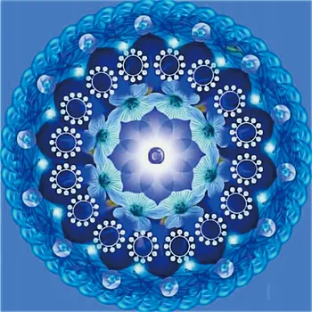 Obraz Diamantová mozaika Mandala Kolo 30X30 Výšivka 7D