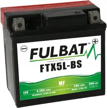 Motobaterie Akumulátor Fulbat YTX5L-BS FTX5L-BS MF 12V 4.2Ah 70A