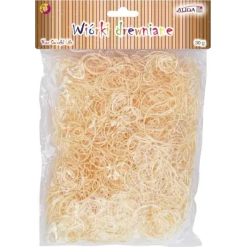 Pro hlodavce Dřevitá vlna přírodní 30g, krátká