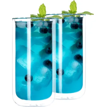 Sklenice Termo sklenice, set 2 ks, na drink, 300 ml, HOTCOLD TYP 13
