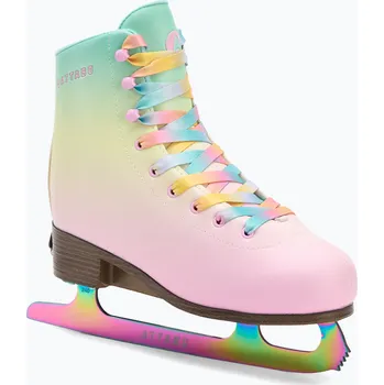 Zimní brusle Dětské krasobruslařské brusle nastavitelné Attabo Oli barevné 39-42