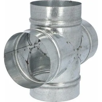 Průmyslový ventilátor Vents 1009759 VENTS KM 315 Zn vzduchovod kovový-Spojka kříž 4x315mm