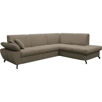 Sedací souprava Sedací souprava, pravá, hnědá, COHEN ROH