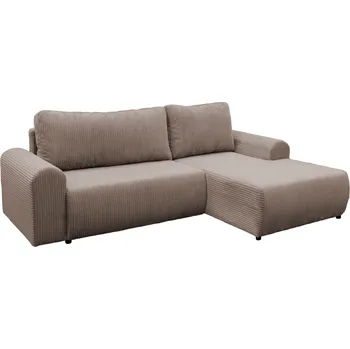 Sedací souprava Sedací souprava, hnědá, pravá, VELINA ROH