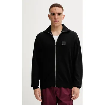 Dámský svetr Kardigan s příměsí vlny Karl Lagerfeld Jeans A4M18031 černá 99X, vel. S