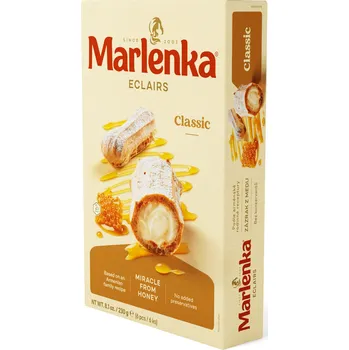 MARLENKA International, s.r.o., Valcířská 434, Frýdek - Místek - Vyrobeno v ČR Marlenka - Eclairs 250g