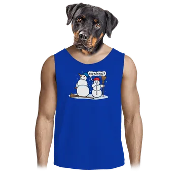 Pánské tílko Bastard Kde mám nos? pánské tílko Royal Blue