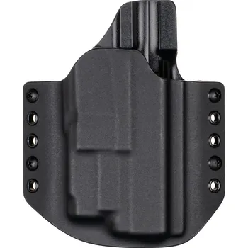 Příslušenství pro sportovní střelbu RH Holsters OWB - Glock 17 Gen5 - Glock 47 + Glock GTL II - vnější kydexové pouzdro - poloviční sweatguard - černá/černá Pouzdro je pro: Levák