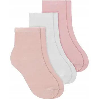 Pánské ponožky Ponožky 3-balení růžovo-bílé BARTEK vel.