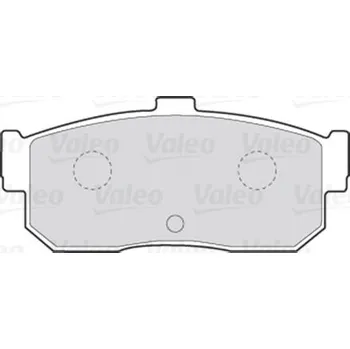 Brzdová destička Sada brzdových destiček, kotoučová brzda VALEO 301668
