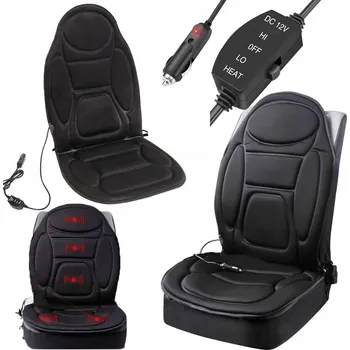 Vyhřívací Podložka Vyhřívaná na Sedadlo do Auta 12V Regulace Režimů