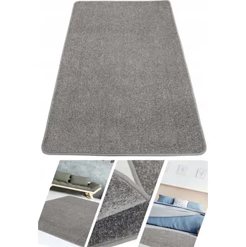 Koberec KOBEREC HLADKÝ DO POKOJE DIAMOND 400x400cm ŠEDÝ STŘÍBRNÝ NA MÍRU