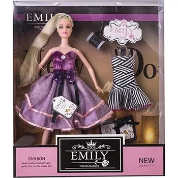 Panenka Panenka v plesových šatech ve stylu Barbie + 2 šaty