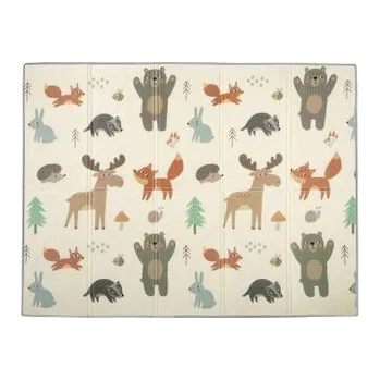 Hračka pro kojence FREEON Skládací oboustranná hrací podložka Magic Friends