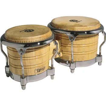 Latin Percussion Bongo Generation II WoodDark Wood, Chrome HW LP201AX-2DW 65879
