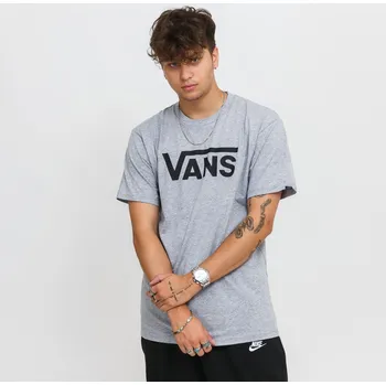 Pánské tričko Tričko Vans CLASSIC VN000GGGATJ Heather/Black S