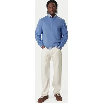 Pánská mikina Tommy Jeans Mikina DM0DM20741 Modrá Regular Fit XS