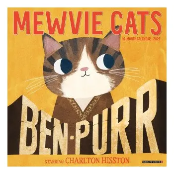 Kalendář Mewvie Cats 2026 12 X 12 Wall Calendar (EN)