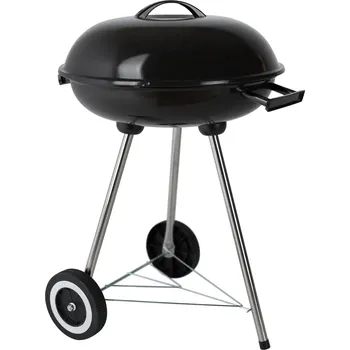 Zahradní gril Gril na dřevěné uhlí, černá, GERIO