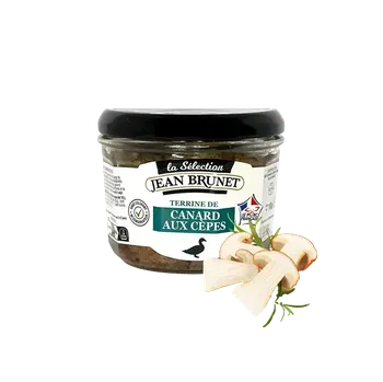 paštika a pomazánka Jean Brunet Kachní paštika s hříbkem, 180g