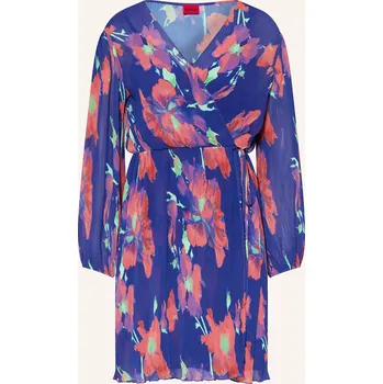 Dámské šaty Hugo Dámské Zavinovací Šaty Kahula S Plisováním, modrá /...