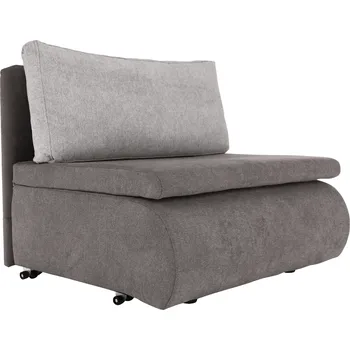 Křeslo Rozkládací křeslo, šedohnědá Taupe, KENET NEW