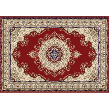 Koberec Koberec, vínová / mix barev / vzor, 67x120, KENDRA TYP 3