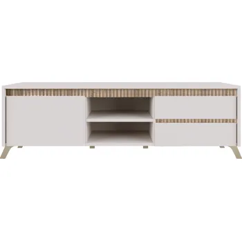 Obývací pokoj TV stolek, kašmír/dub sonoma, LONGY RTV1K2So