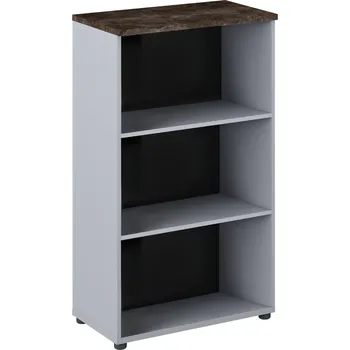 Kuchyňská linka Regál, šedá/beton tmavý, KLAUDIUS TYP 4