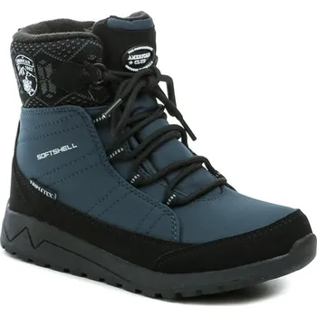 Chlapecká zimní obuv American Club SN86-25 navy dětské zimní boty EU 36 + DÁREK