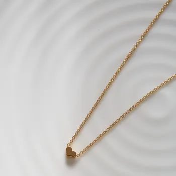 Náhrdelník NIIKA 14K Gold Heart náhrdelník Délka: 40 cm