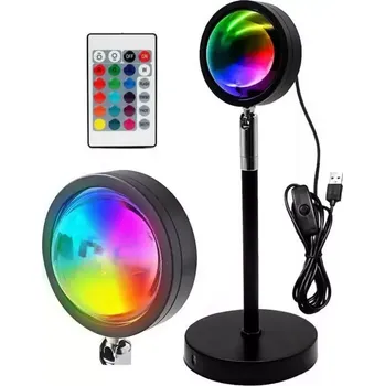 Stojací lampa DexXer Vícebarevná LED lampa s dálkovým ovládáním - RGB