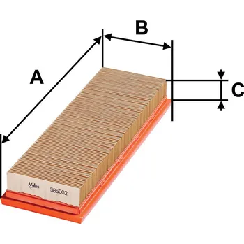 Filtr do auta Vzduchový filtr VALEO 585002