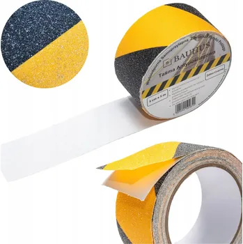 Lepicí páska Protiskluzová páska samolepicí žluto-černá 50 mm * 5 metrů na schody