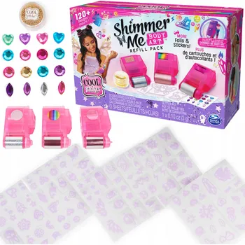 kreativní sada Cool Maker Shimmer Me Body Art - Náhradní Sada