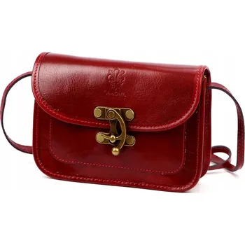 Florence kabelka z pravé kůže červená