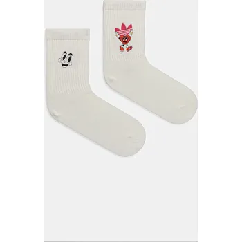 Pánské ponožky Ponožky adidas Originals Nelson 2-pack JC8656 bílá 00X, vel. 43/45