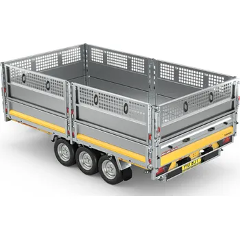 Přívěs k motorovému vozidlu Přídavné děrované bočnice 660 mm (3600x2000x660), Tipper 360x200