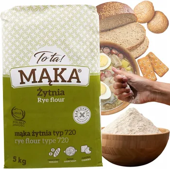 Mouka Žitná mouka typ 720 5kg NA CHLÉB A PEČIVO