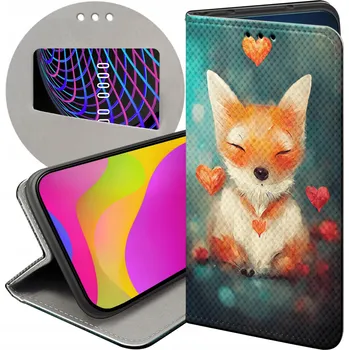 Pouzdro na mobilní telefon Pouzdro s klopou Hello Case pro Motorola Moto G05 oranžové