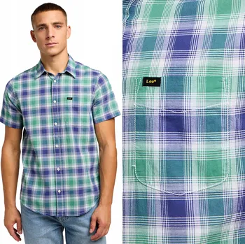 Pánská košile Košile Lee SS BUTTON DOWN 112349961 Dandy Green S