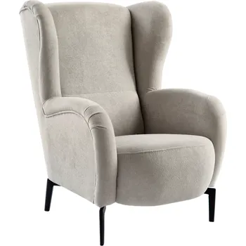 Křeslo Křeslo ušák, béžovošedá Taupe, RAMON