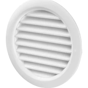 Ventishop MV 80 bVs kruhová větrací mřížka se síťkou, bílá