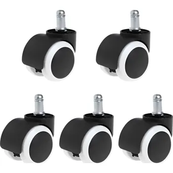 Kolečko, set 5 ks, černá/bílá, KOLEČKO TYP 2