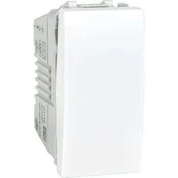 spínač Schneider Electric MGU3.101.18 Unica - Spínač jednopólový, řazení 1, 1 modul, Polar