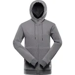 Pánská mikina s kapucí ALPINE PRO LEL dk.true gray - XXXXL