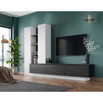 Ložnice Obývací stěna, bílá alpská/san sebastian, MODETA