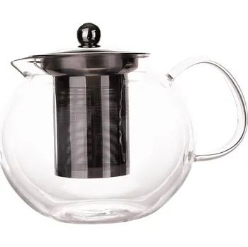 TEMPO-KONDELA KREMY, čajník se sítkem, 0,95 l, skleněný