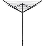 Zahradní sušák na prádlo, černá, 45 m, ROTARY NEW TYP 3