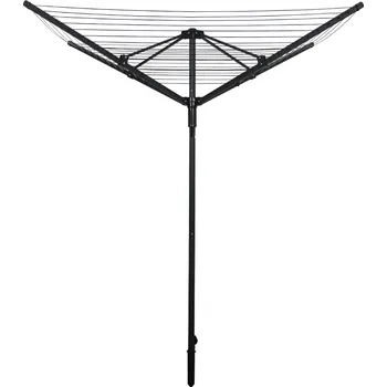 Zahradní sušák na prádlo, černá, 45 m, ROTARY NEW TYP 3